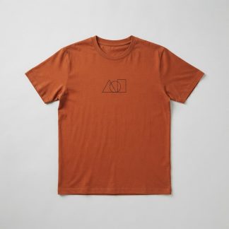 Limited Rust Pima Cotton Printed Tee