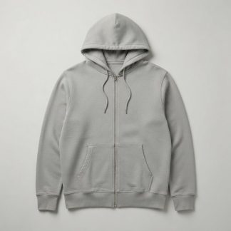 Archive Stone Heavyweight Jersey Zip Hoodie
